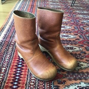 Sanita clog “Puk” boots size 39 light brown